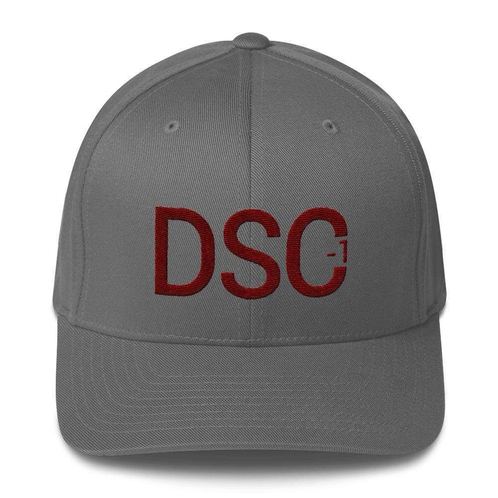 Dsc Classic Structured Twill Flexfit Cap - Grey / S/m