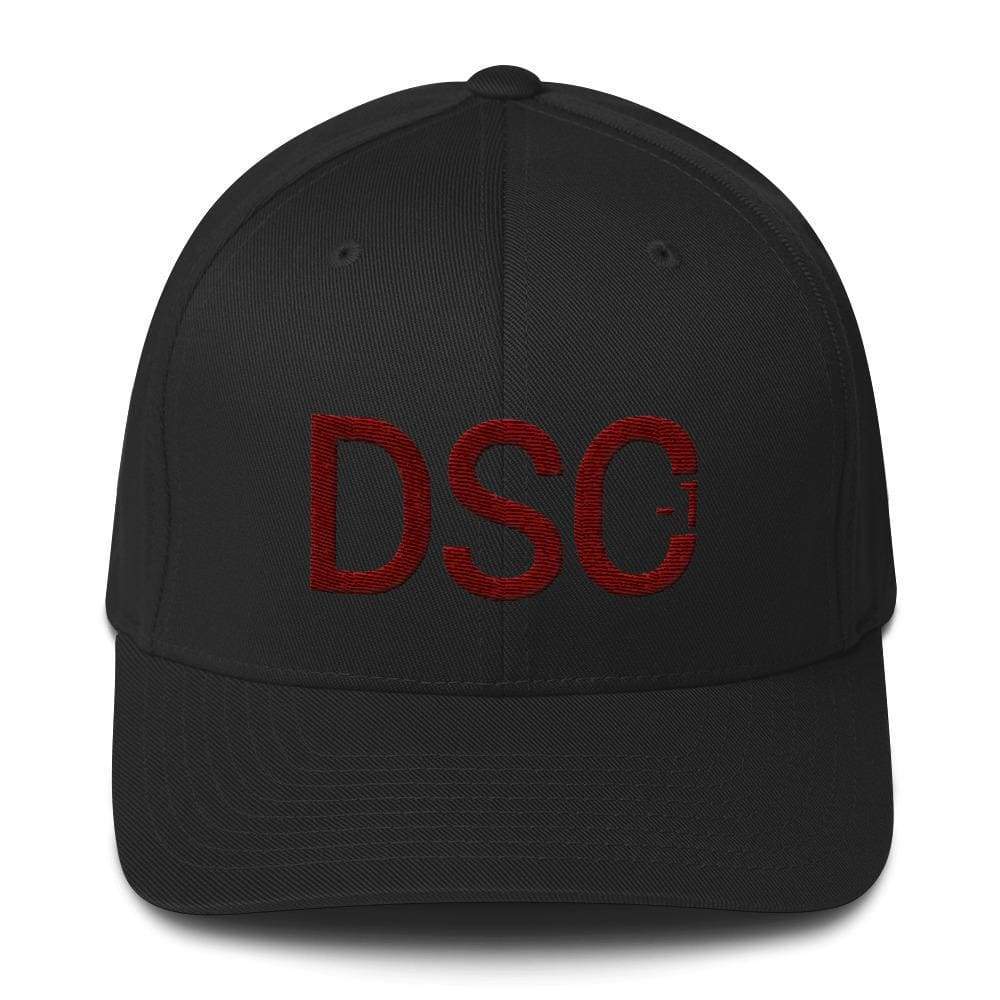 Dsc Classic Structured Twill Flexfit Cap - Black / S/m