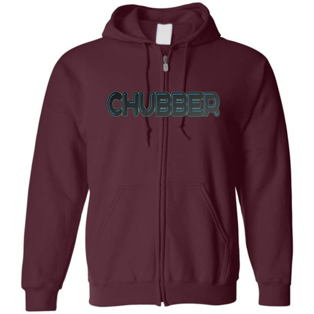 DSC SoulBearRPG Chubber Unisex Zip Hoodie - Maroon / S