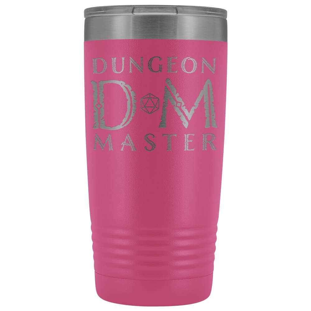 Dungeon Master DM Ancient 20oz Vacuum Tumbler - Pink - Tumblers