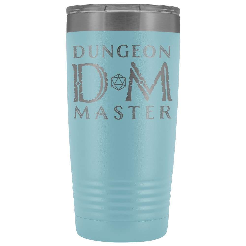 Dungeon Master DM Ancient 20oz Vacuum Tumbler - Light Blue - Tumblers