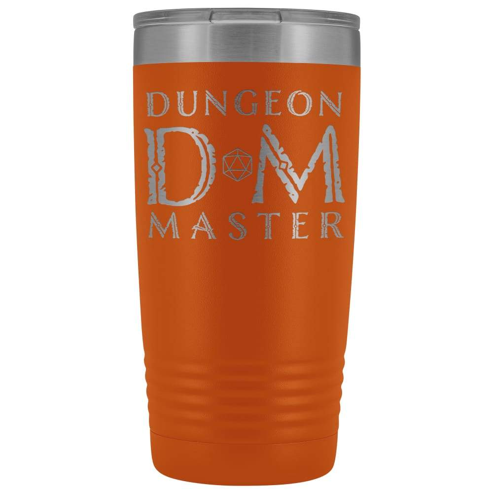 Dungeon Master DM Ancient 20oz Vacuum Tumbler - Orange - Tumblers