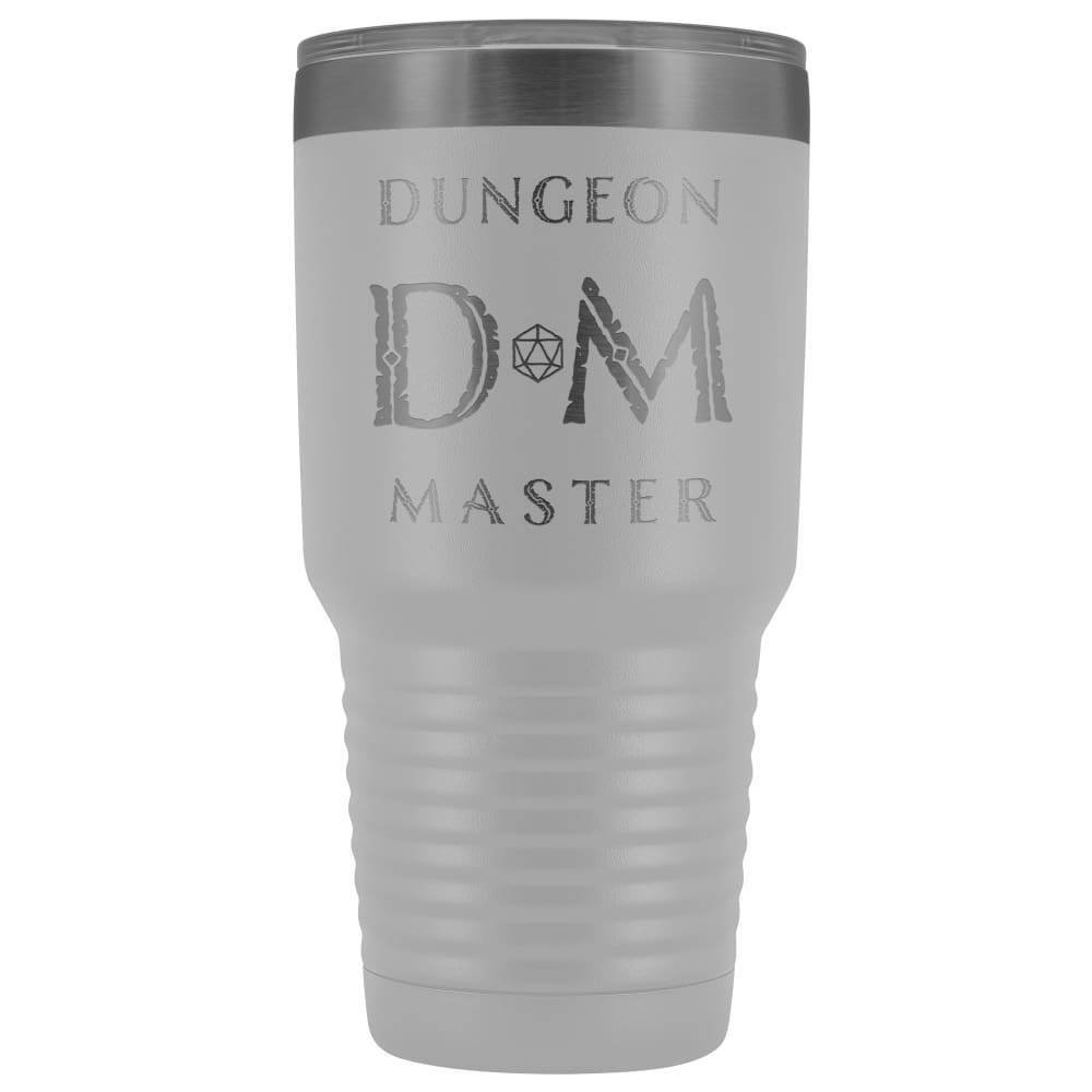Dungeon Master DM Ancient 30oz Vacuum Tumbler - White - Tumblers