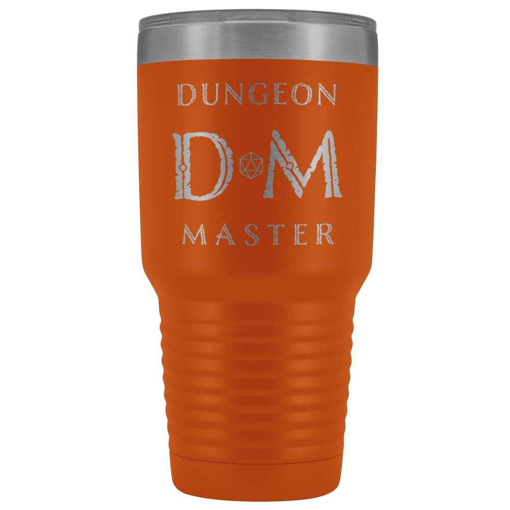 Dungeon Master DM Ancient 30oz Vacuum Tumbler - Orange - Tumblers