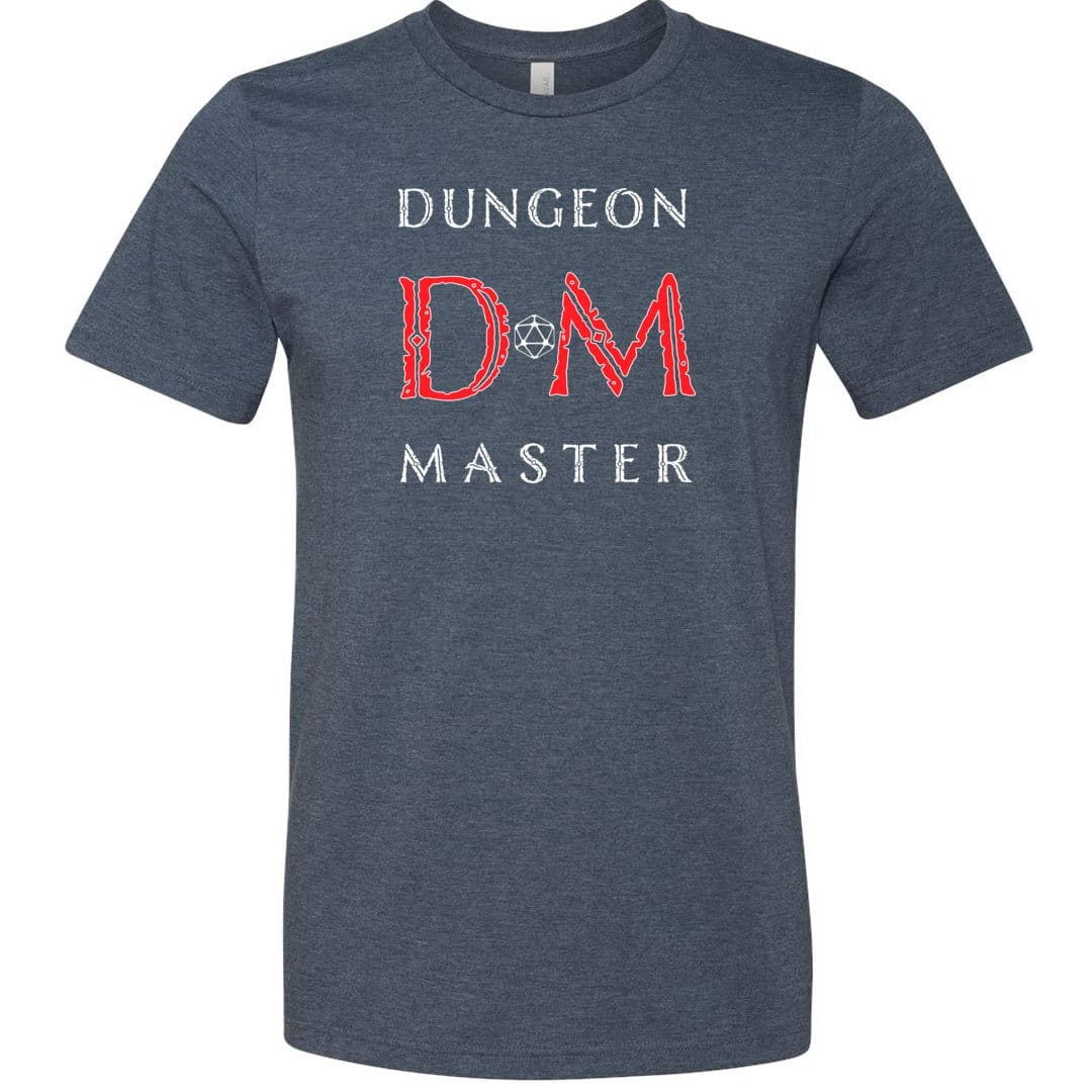 Dungeon Master DM Ancient Unisex Premium Tee - Heather Navy / XS