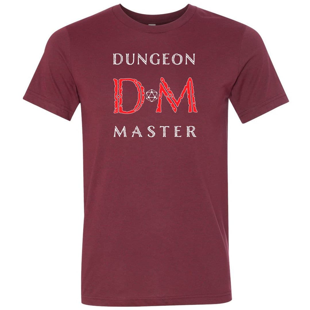 Dungeon Master DM Ancient Unisex Premium Tee - Heather Cardinal / XS