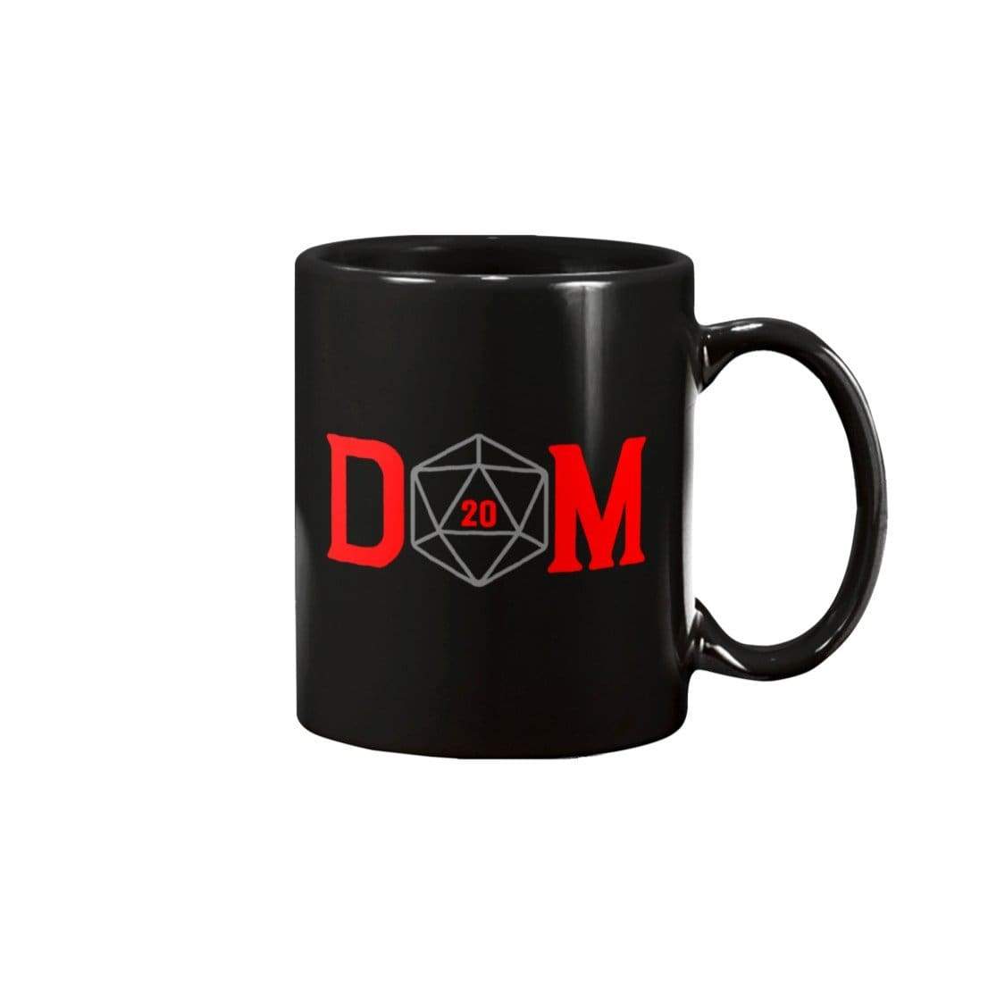 Dungeon Master DM Crit 11oz Coffee Mug - Black / 11OZ - Mugs