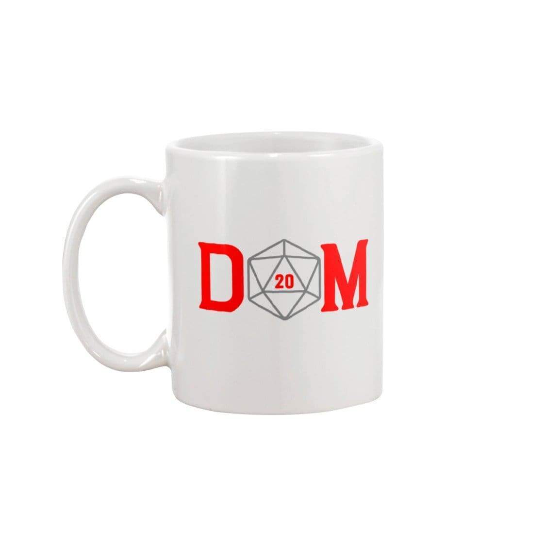 Dungeon Master DM Crit 11oz Coffee Mug - White / 11OZ - Mugs