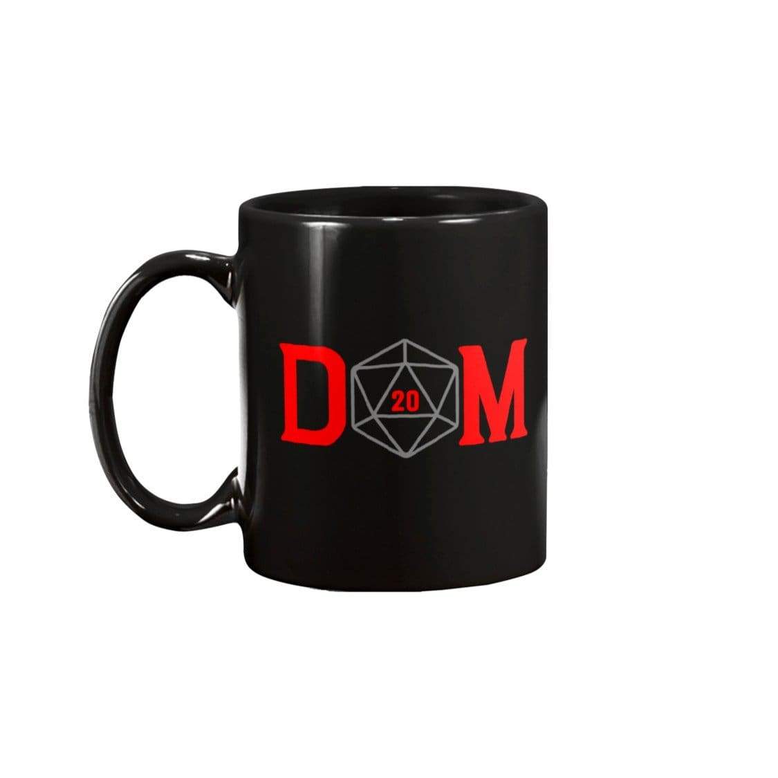 Dungeon Master DM Crit 15oz Coffee Mug - Black / 15OZ - Mugs