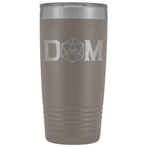 Dungeon Master DM Crit D20 20oz Vacuum Tumbler - Pewter - Tumblers
