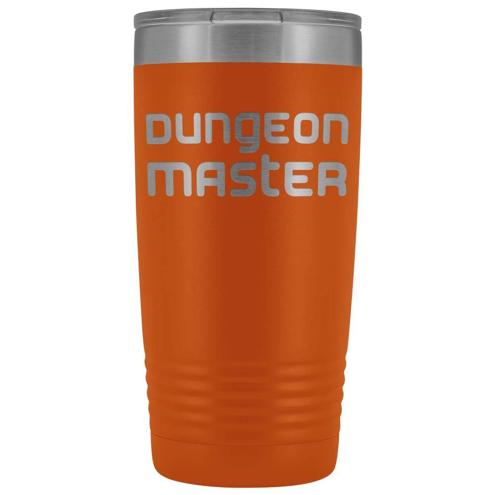 Dungeon Master DM Modern 20oz Vacuum Tumbler - Orange - Tumblers