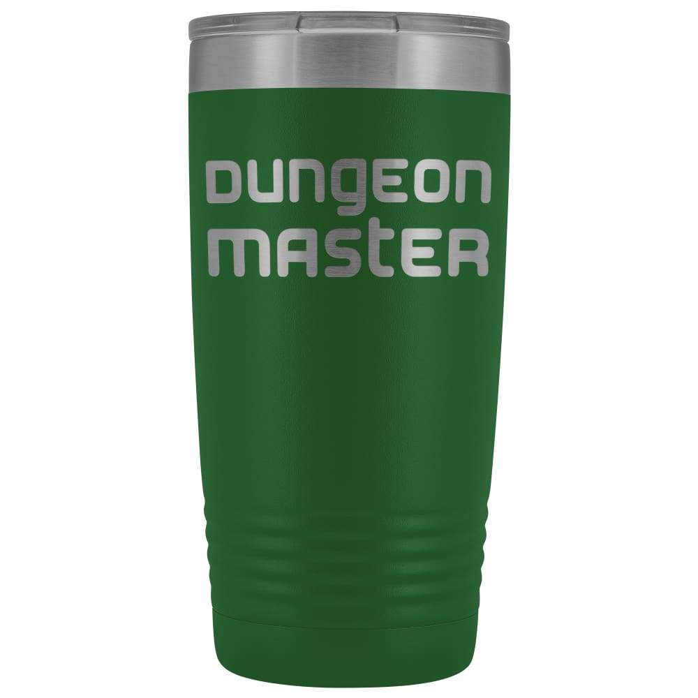 Dungeon Master DM Modern 20oz Vacuum Tumbler - Green - Tumblers