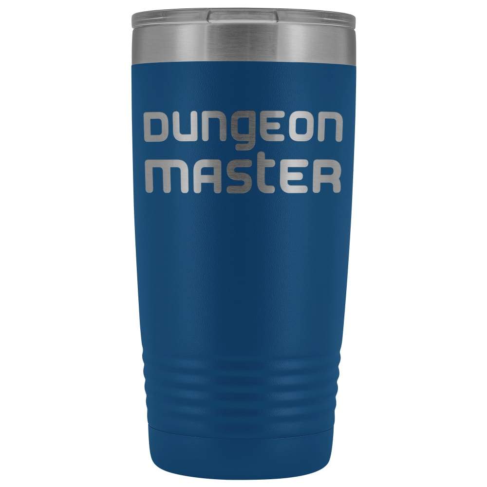 Dungeon Master DM Modern 20oz Vacuum Tumbler - Blue - Tumblers