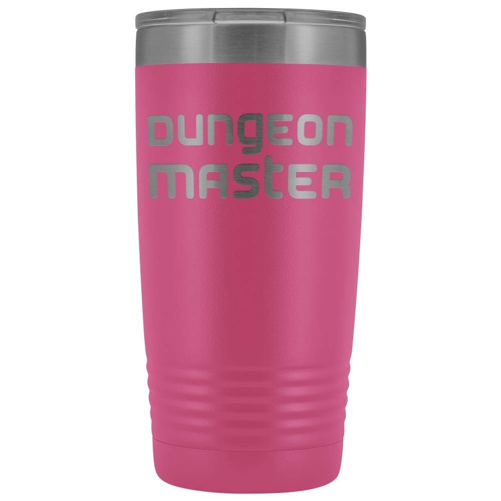 Dungeon Master DM Modern 20oz Vacuum Tumbler - Pink - Tumblers