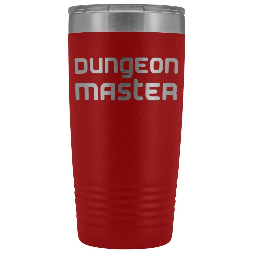 Dungeon Master DM Modern 20oz Vacuum Tumbler - Red - Tumblers