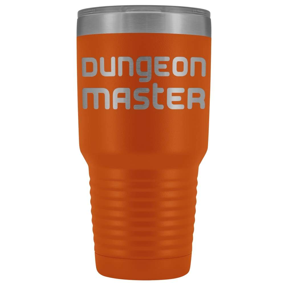 Dungeon Master DM Modern 30oz Vacuum Tumbler - Orange - Tumblers