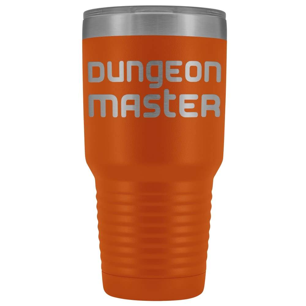 Dungeon Master DM Modern 30oz Vacuum Tumbler - Orange - Tumblers