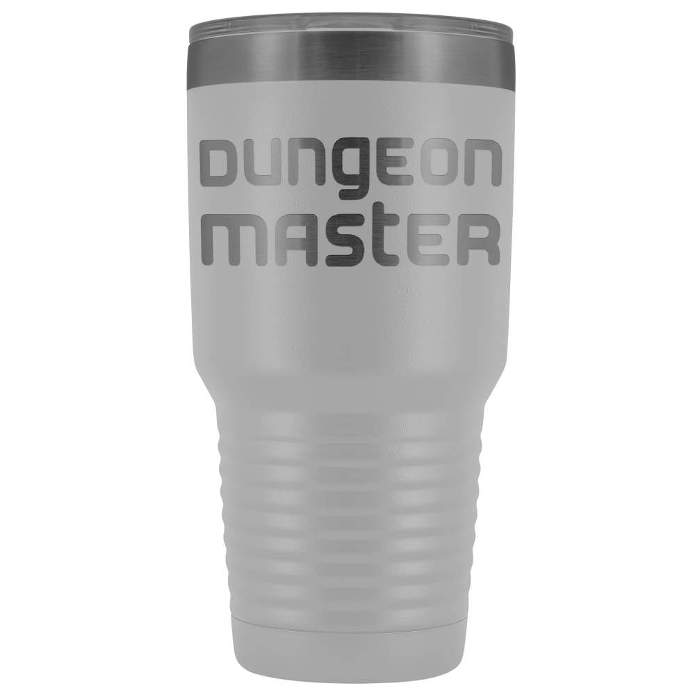 Dungeon Master DM Modern 30oz Vacuum Tumbler - White - Tumblers