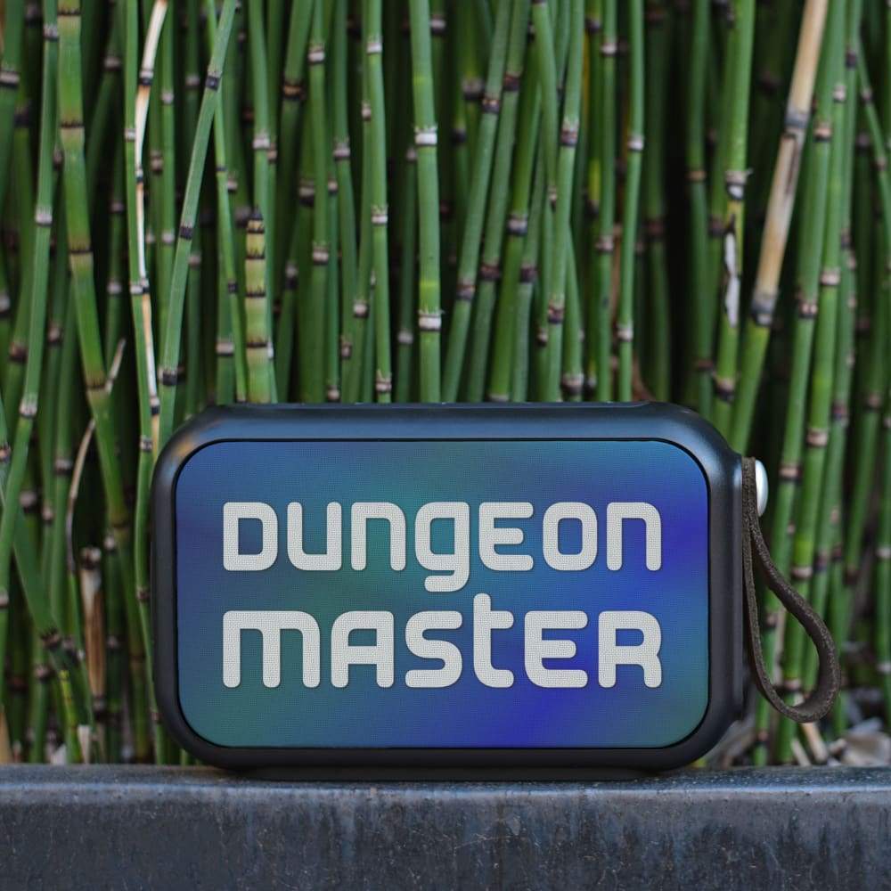 Dungeon Master DM Modern Blue Bluetooth Speaker - Headphones