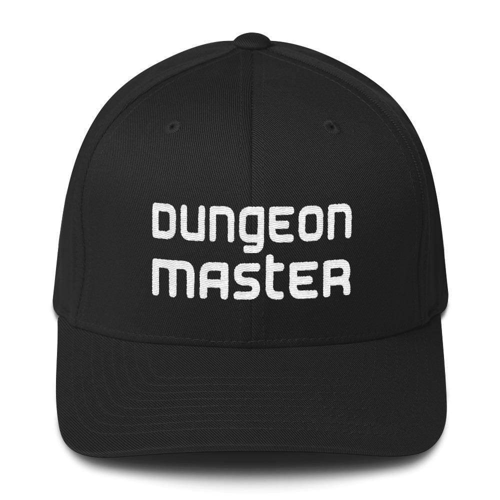 Dungeon Master DM Modern Structured Twill Flexfit Cap - Black / S/M