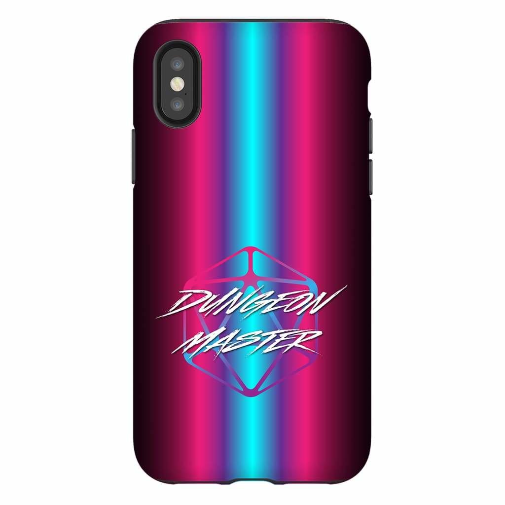 Dungeon Master DM Retroverse D20 Phone Case - Tough - iPhone XS - SoMattyGameZ