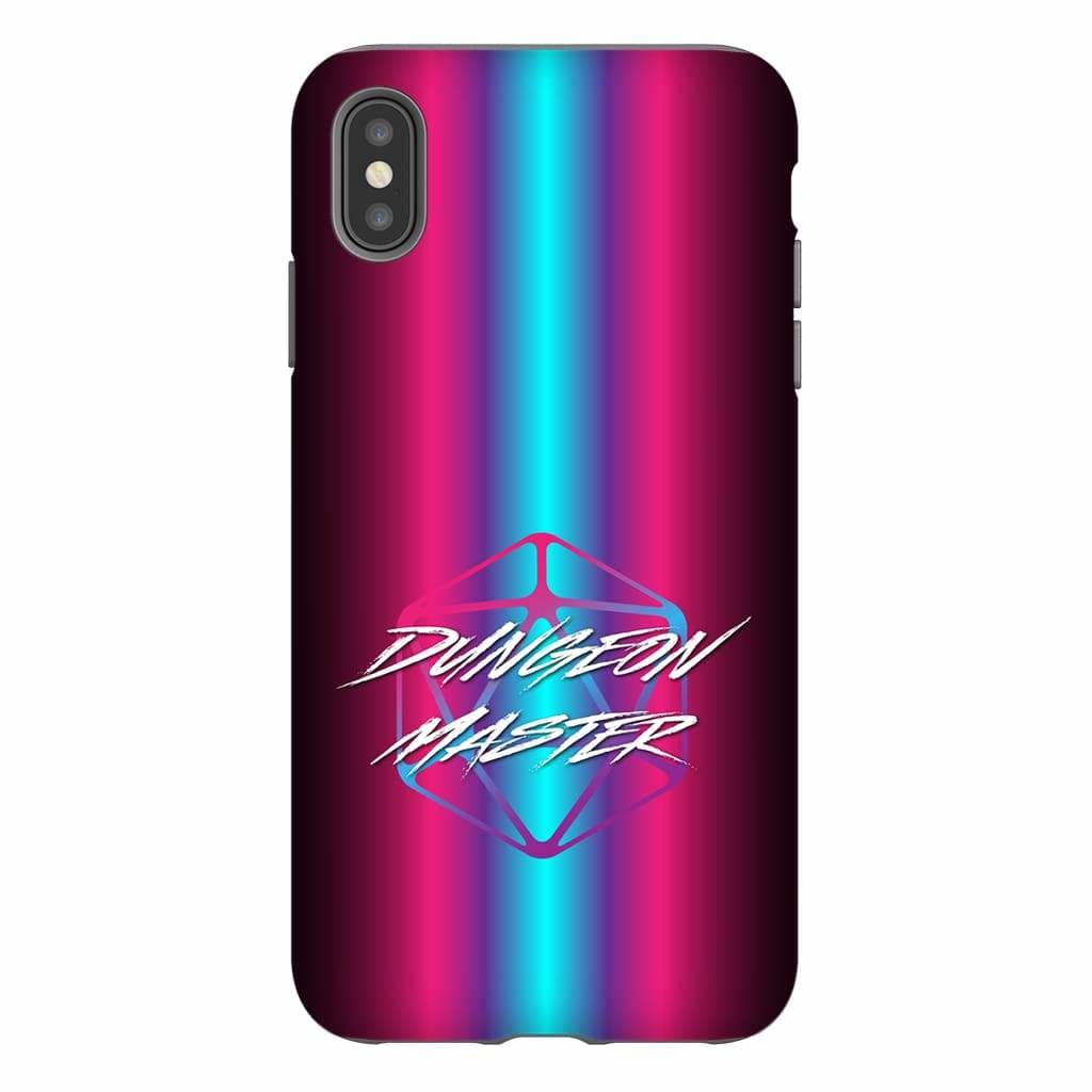 Dungeon Master DM Retroverse D20 Phone Case - Tough - iPhone XS Max - SoMattyGameZ