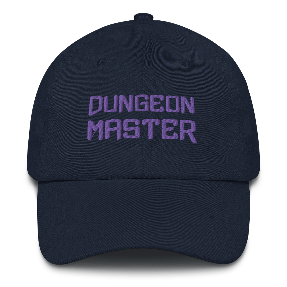 Dungeon Master DM Xtreme Classic Dad Cap - Navy