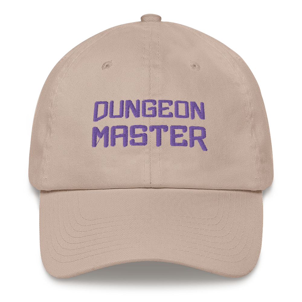 Dungeon Master DM Xtreme Classic Dad Cap - Stone