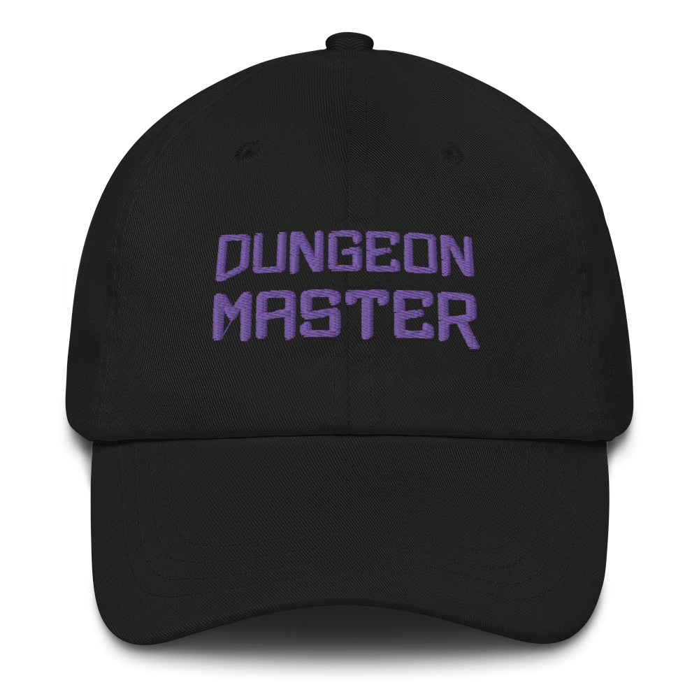 Dungeon Master DM Xtreme Classic Dad Cap - Black