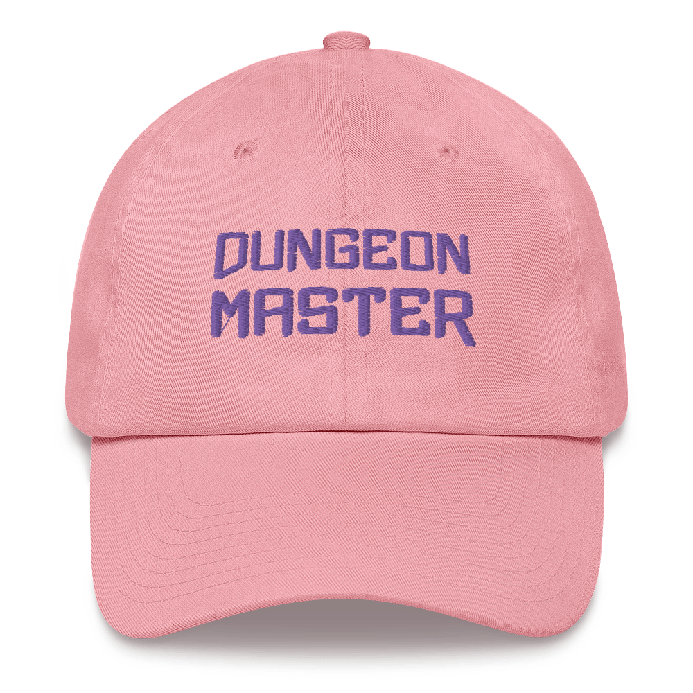 Dungeon Master DM Xtreme Classic Dad Cap - Pink