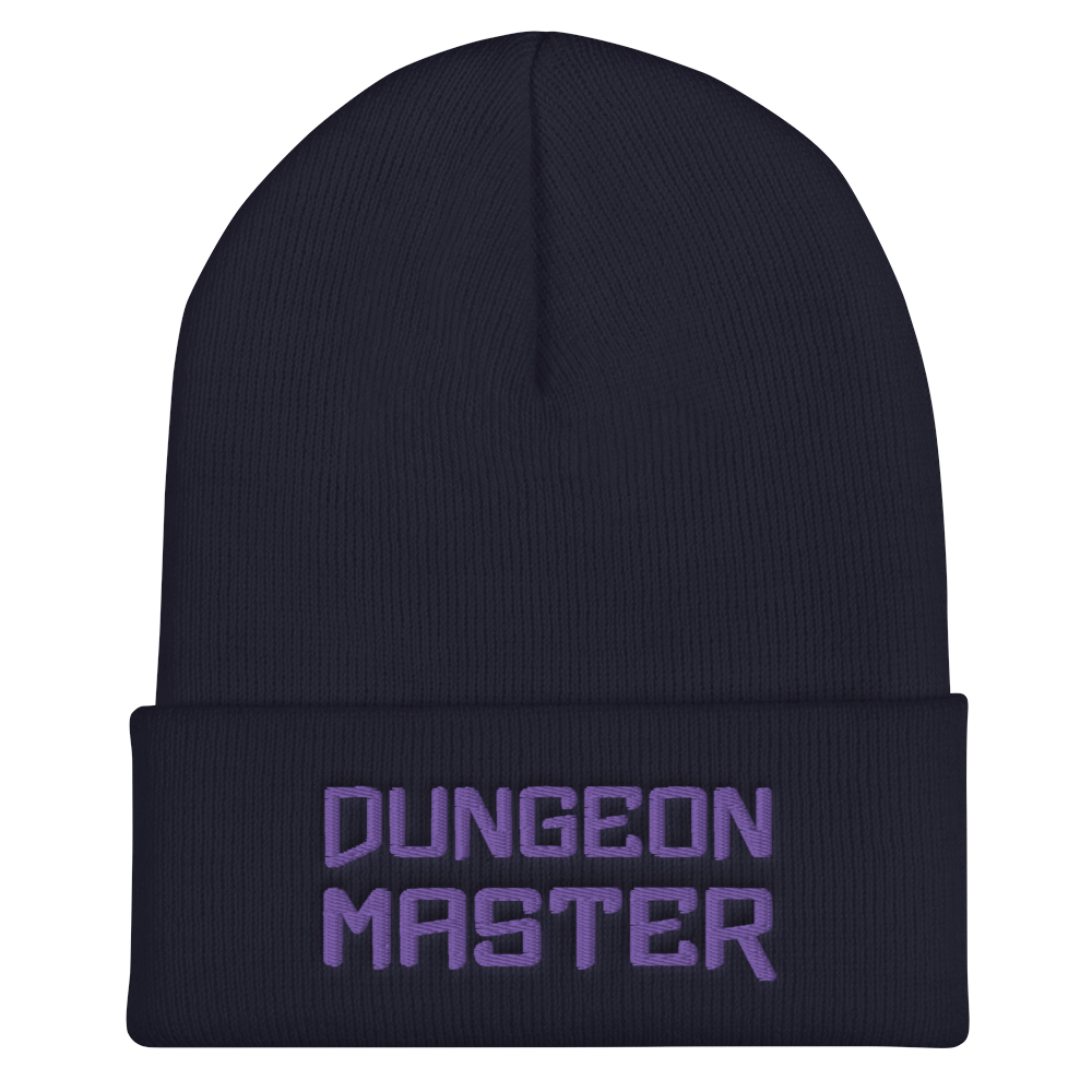 Dungeon Master DM Xtreme Cuffed Beanie / Tuque - Navy