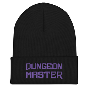 Dungeon Master DM Xtreme Cuffed Beanie / Tuque - Black