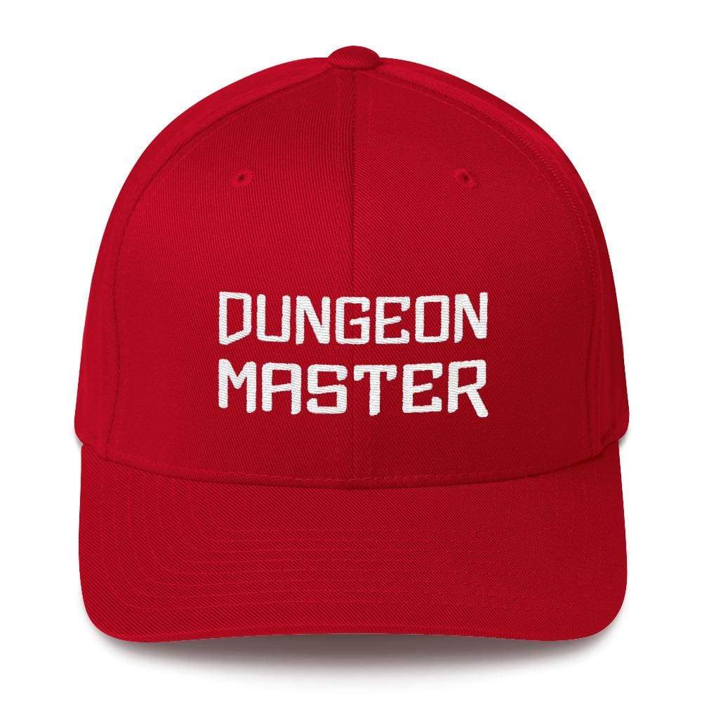 Dungeon Master DM Xtreme Structured Twill Cap - Red / S/M