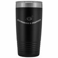 Dungeons & Diapers Logo 20oz Vacuum Tumbler - Black - Tumblers