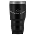 Dungeons & Diapers Logo 30oz Vacuum Tumbler - Black - Tumblers