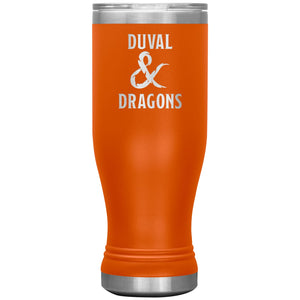 Duval & Dragons Logo 20oz BOHO Tumbler - Orange - Tumblers