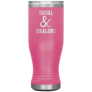 Duval & Dragons Logo 20oz BOHO Tumbler - Pink - Tumblers