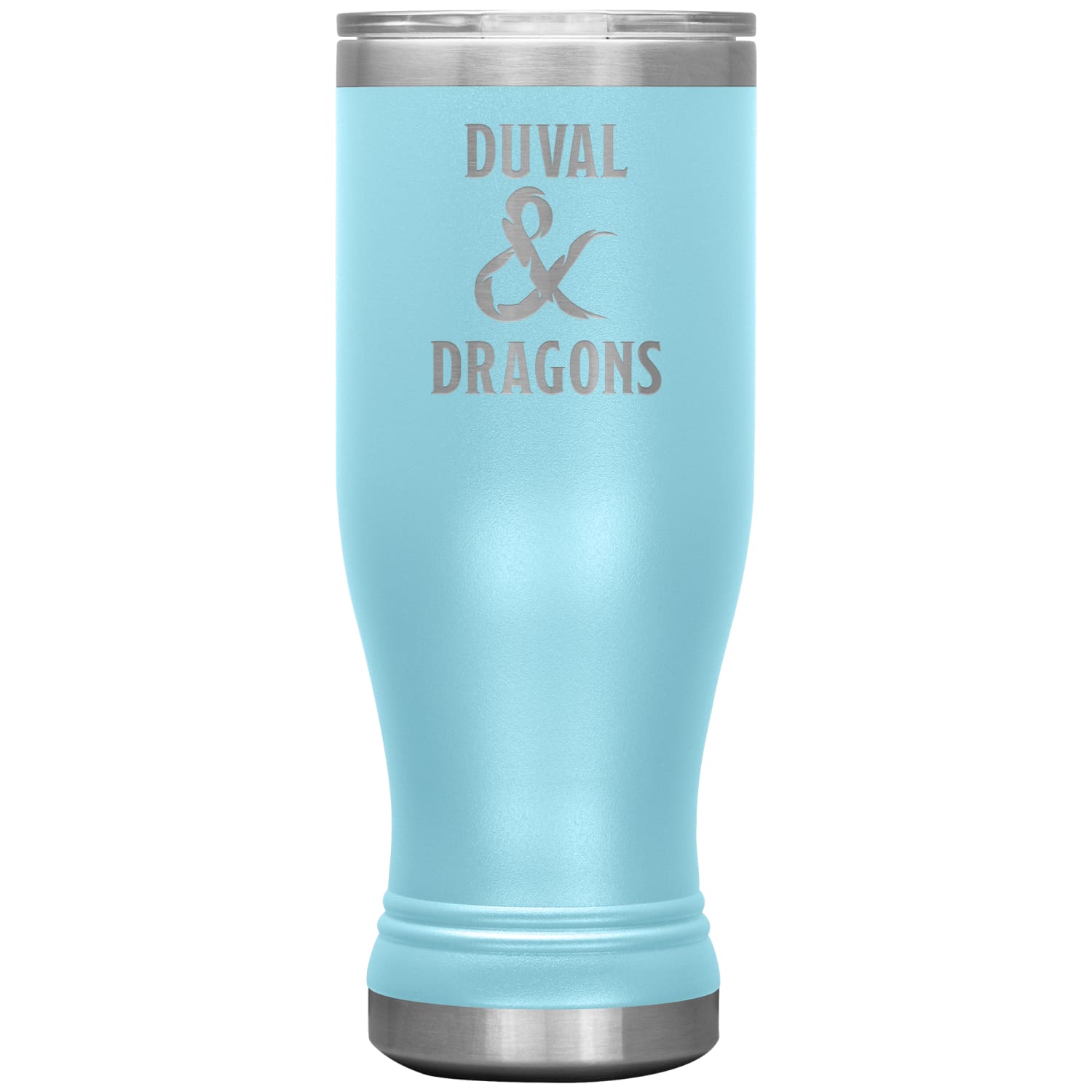 Duval & Dragons Logo 20oz BOHO Tumbler - Light Blue - Tumblers