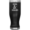 Duval & Dragons Logo 20oz BOHO Tumbler - Black - Tumblers