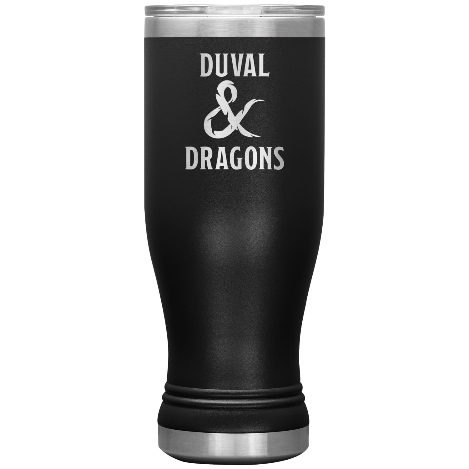 Duval & Dragons Logo 20oz BOHO Tumbler - Black - Tumblers