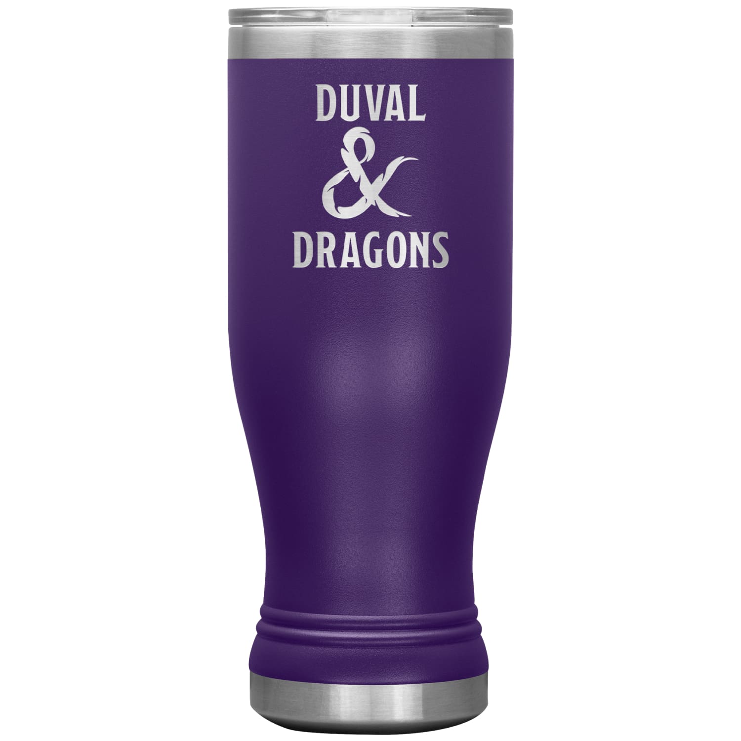 Duval & Dragons Logo 20oz BOHO Tumbler - Purple - Tumblers