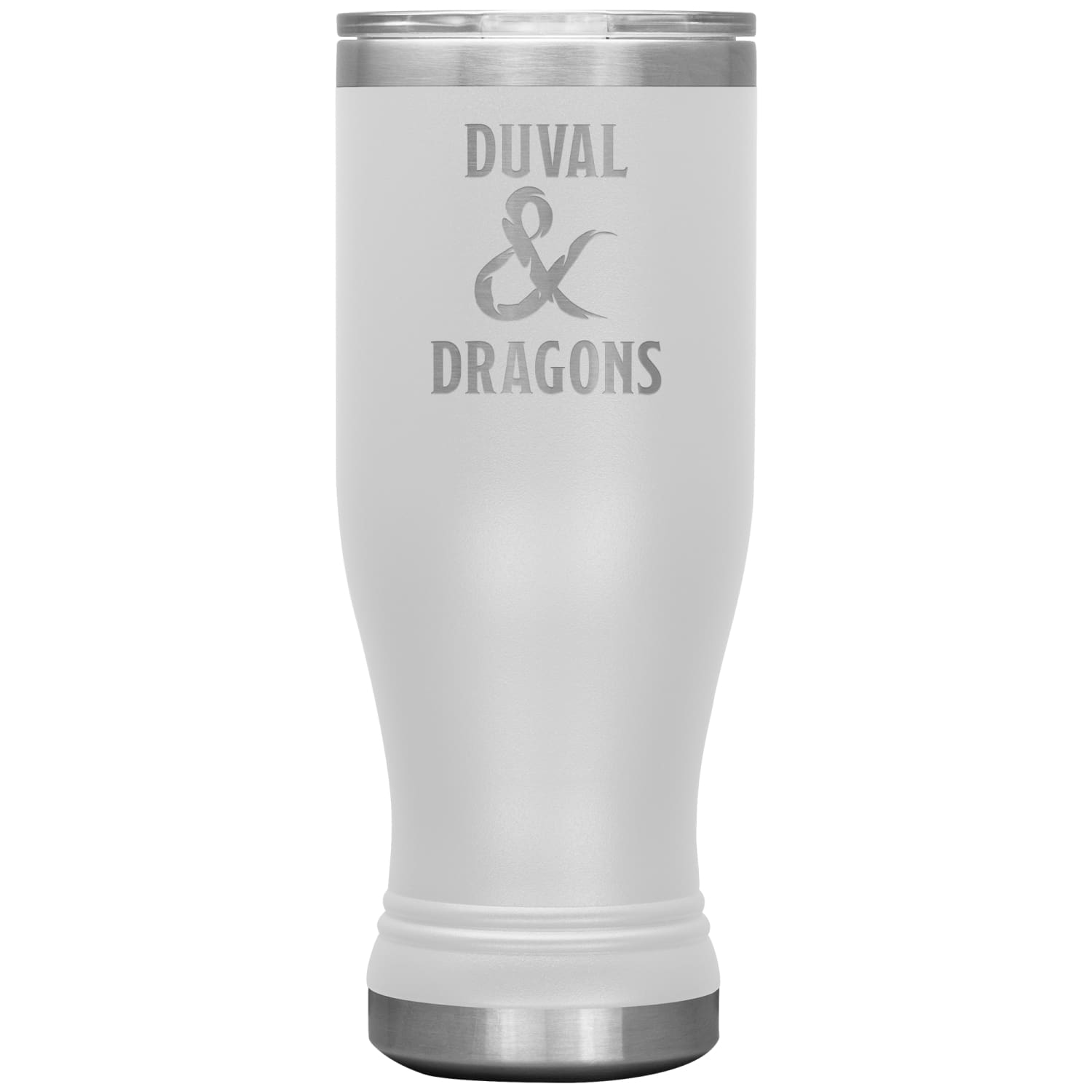 Duval & Dragons Logo 20oz BOHO Tumbler - White - Tumblers