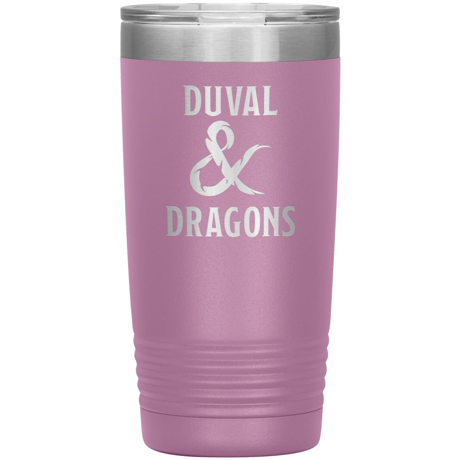 Duval & Dragons Logo 20oz Vacuum Tumbler - Light Purple - Tumblers