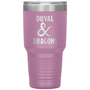 Duval & Dragons Logo 30oz Vacuum Tumbler - Light Purple - Tumblers