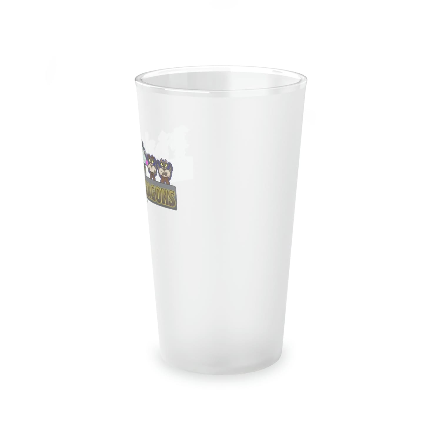 Duval & Dragons Pixel 2023 16oz Frosted Pint Glass - 16oz / Frosted - Mug