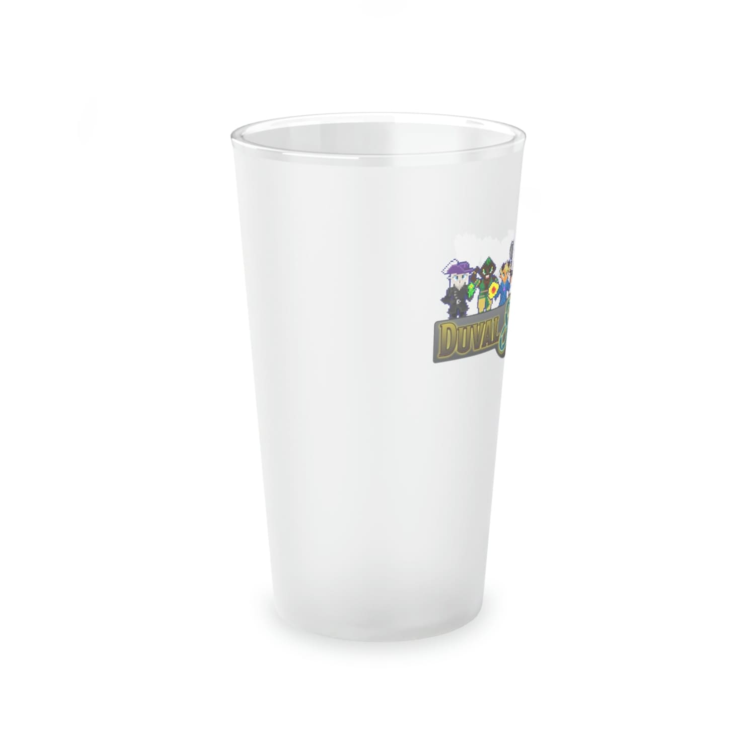 Duval & Dragons Pixel 2023 16oz Frosted Pint Glass - 16oz / Frosted - Mug