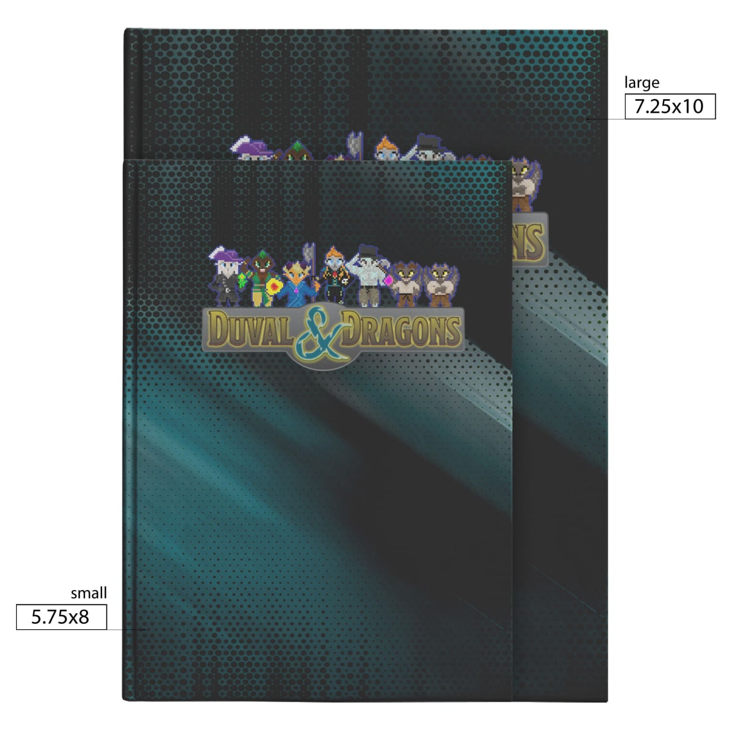 Duval & Dragons Pixel 2023 Hardcover Journal - Small - Office