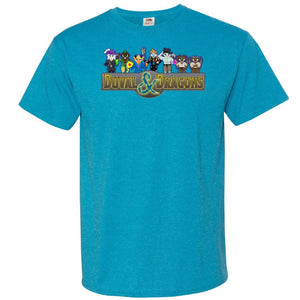 Duval & Dragons Pixel 2023 Unisex Classic Tee - Turquoise Heather / S