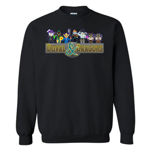 Duval & Dragons Pixel 2023 Unisex Crewneck Sweatshirt - Black / S