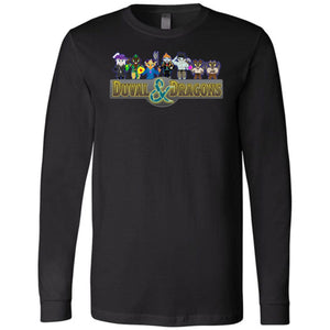 Duval & Dragons Pixel 2023 Unisex Premium Long Sleeve Tee - Black / XS